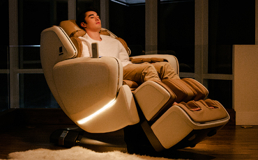 Воздушно-компрессионный массаж всего тела - Массажное кресло OHCO M.8LE Rossonero